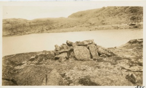 Image of Eskimo [Inuit] grave